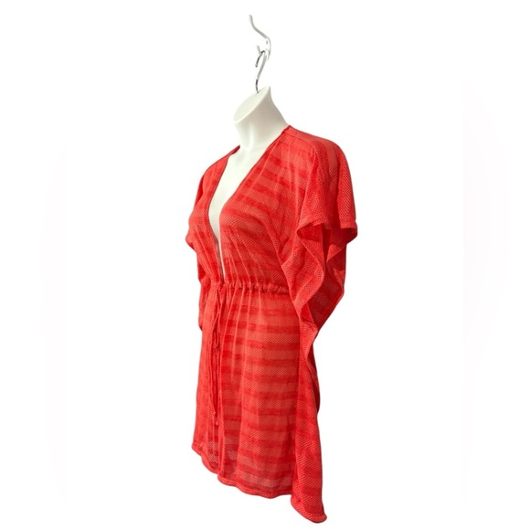 Point Zero, Vibrant Orange Beach Cover-Up, Small, Orange ☀️ - Picture 6 of 10